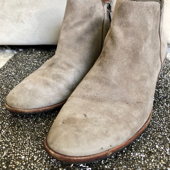 Sam Edelman Gray Suede Booties - Picture 8 of 8